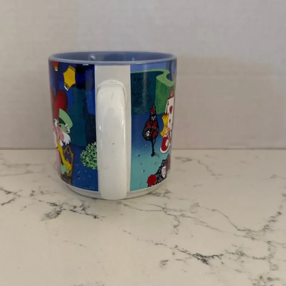Vintage VTG Disney Alice in Wonderland Mad Hatter Limited Edition Collector Mug